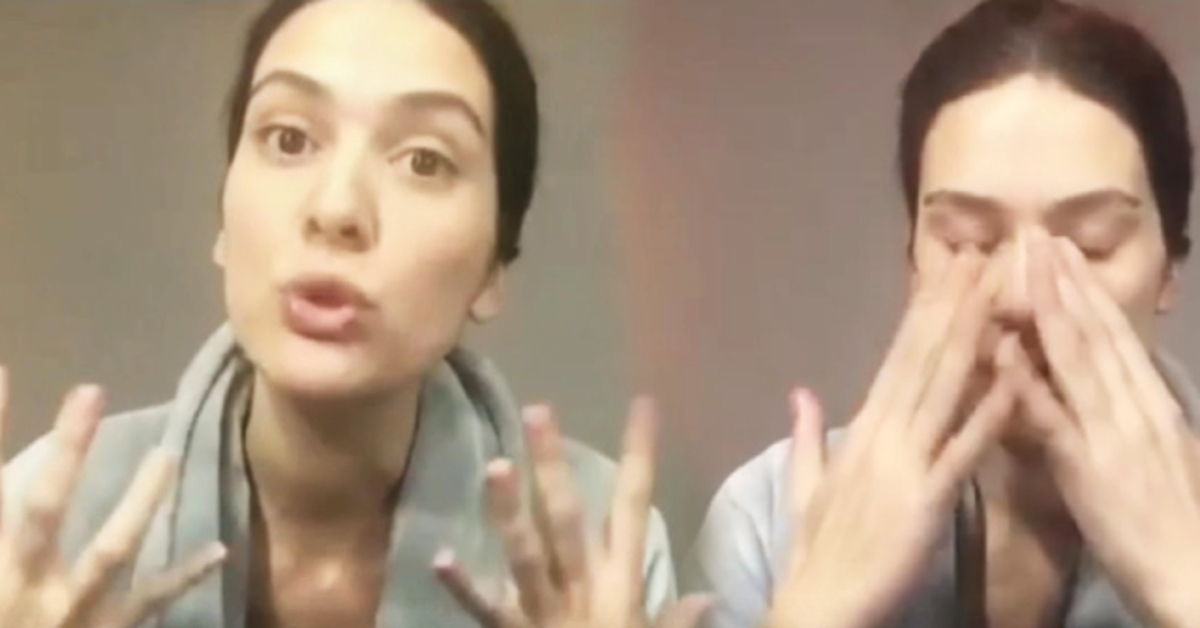 Bergüzar Korel, eski videosunu tekrar paylaşarak, yaşanan olaylara tepkisini gösterdi