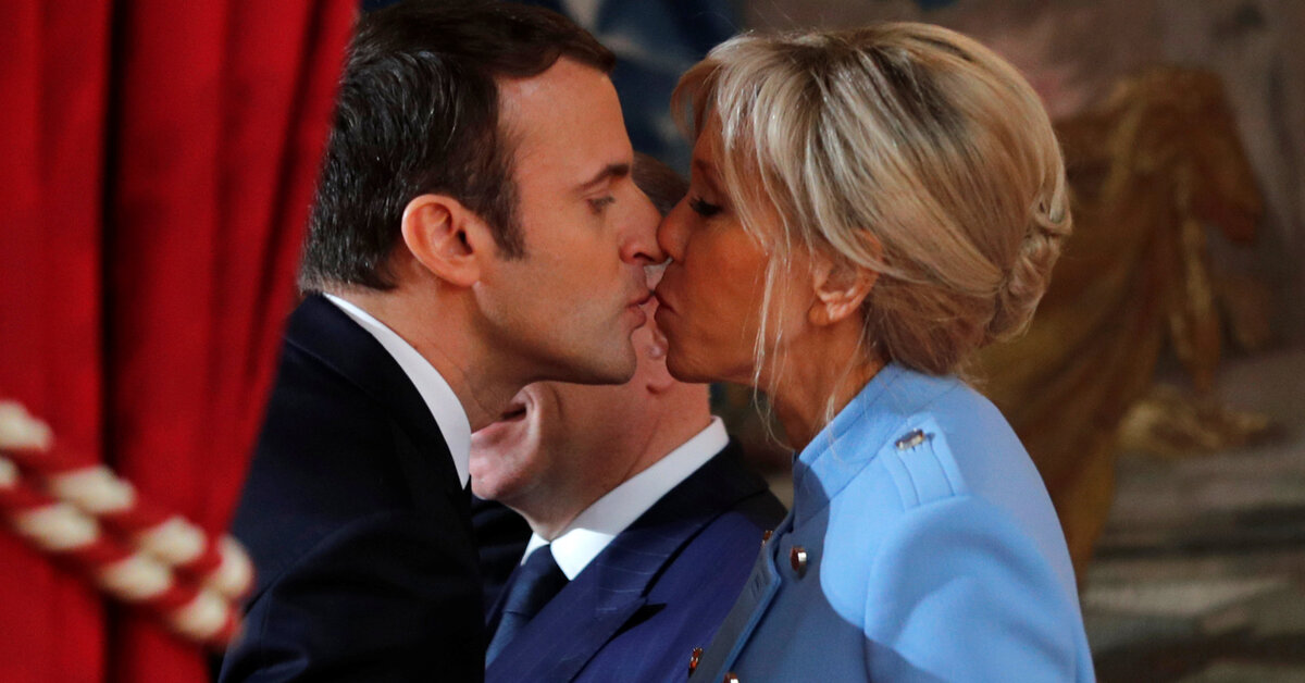 Emmanuel Macron’dan eşi Brigitte Macron’a: Oyunculuğuyla gurur duydum