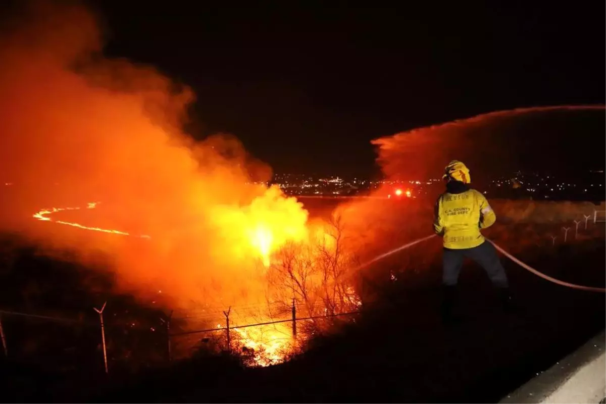 Los Angeles’ta Hızla Yayılan Orman Yangını