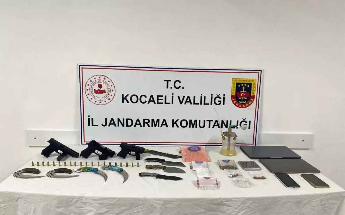 Kocaeli’de Uyuşturucu ve Silah Operasyonu