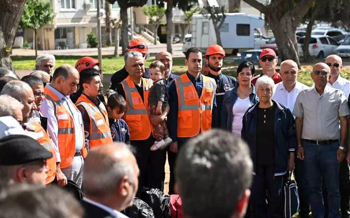 Muratpaşa Belediyesi’nden Afet Tahliye Tatbikatı